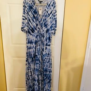 Ralph Lauren Maxi length Tie-Dye dress. Size 2x